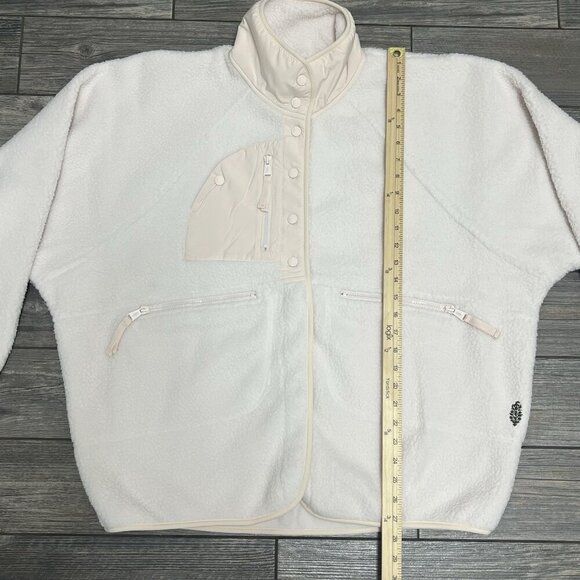 NWT $178 Free People X Hatch Maternity Jacket Medium Hit The Slopes Fleece - Picture 10 of 16